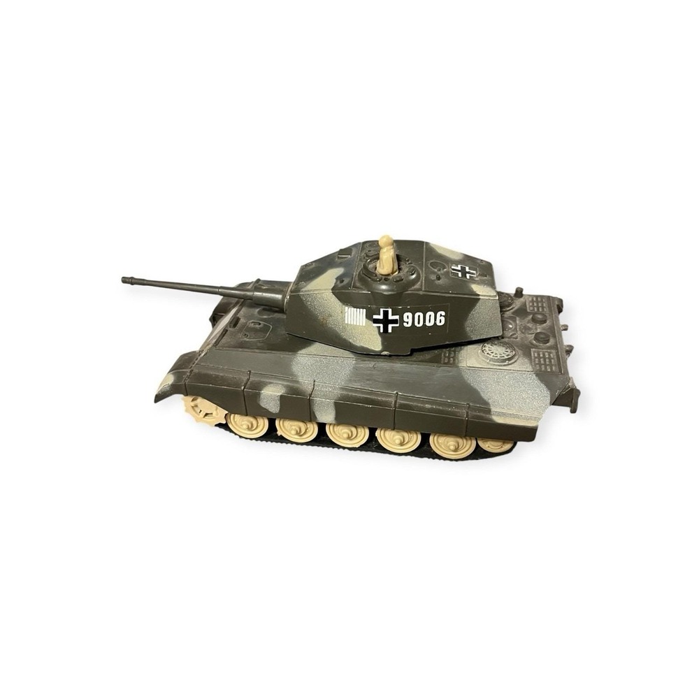 World War II Army Tank 9006 Panzer 1970s Durham Industries Camouflage Vtg Toys